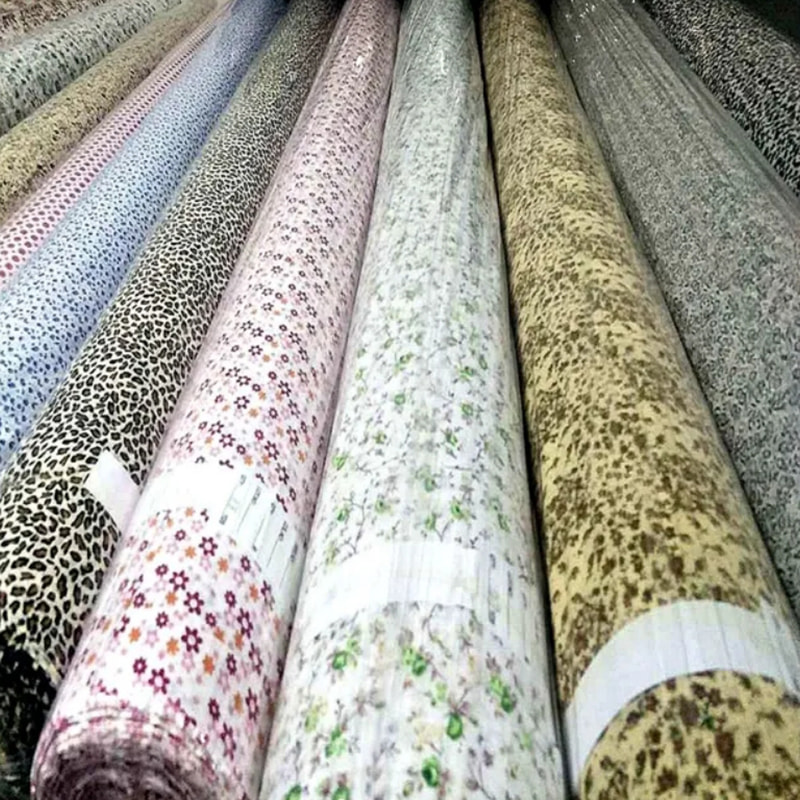 TMIE-08-3-1 Lebar 115CM Ringan Berat 110GSM Cetakan Tersuai Kain Poplin Poliester Pattarn