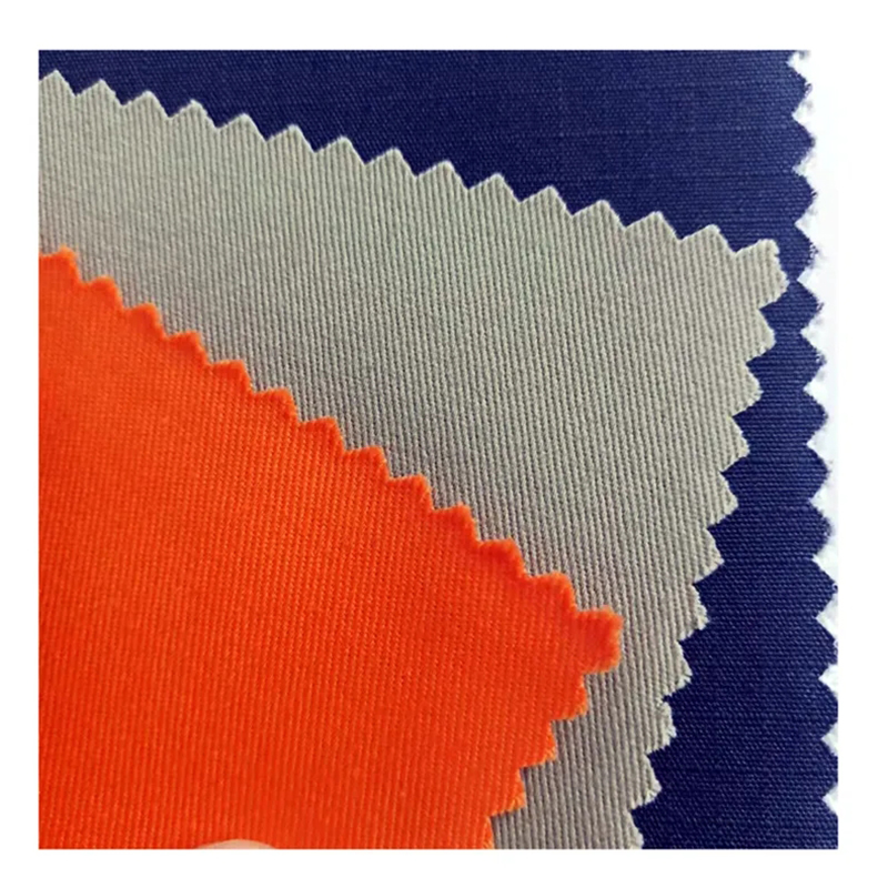 TMIE-08-4-2 Berat Tengah 115GSM Warna Dicelup Kain Kepar Poliester Poplin