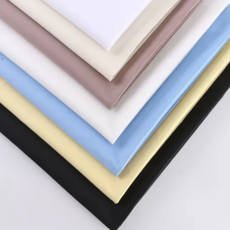 TMIE-08-4-2 Berat Tengah 115GSM Warna Dicelup Kain Kepar Poliester Poplin