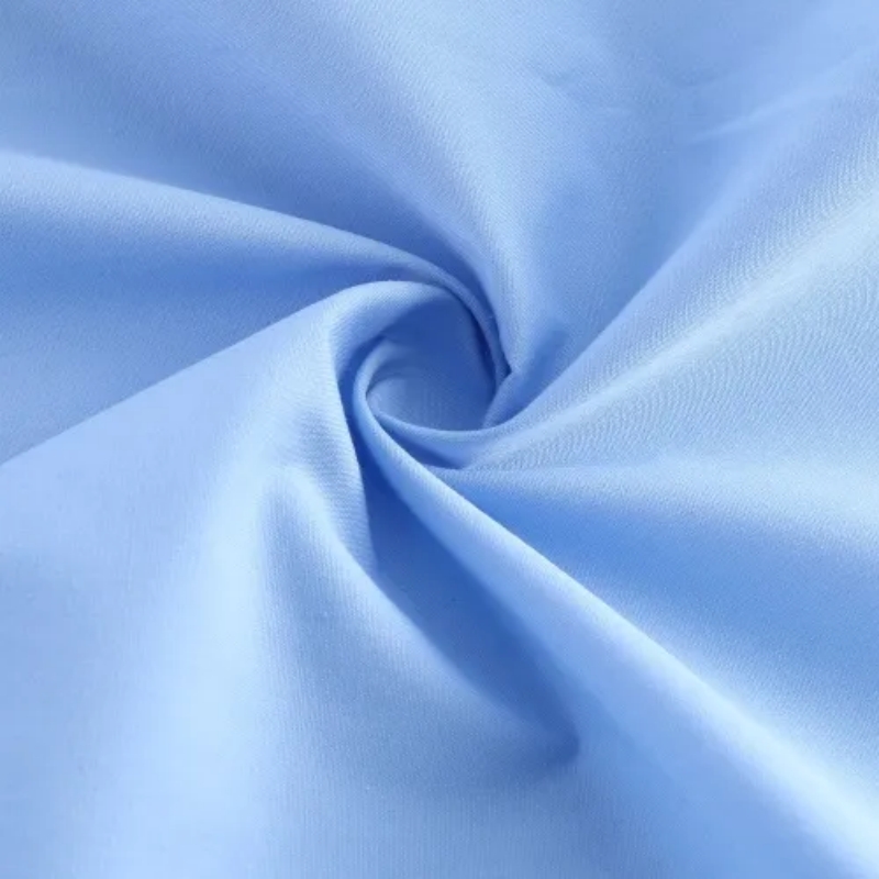 TMIE-08-4-3 120GSM Warna Dicelup Kain Kepar Poliester Poplin