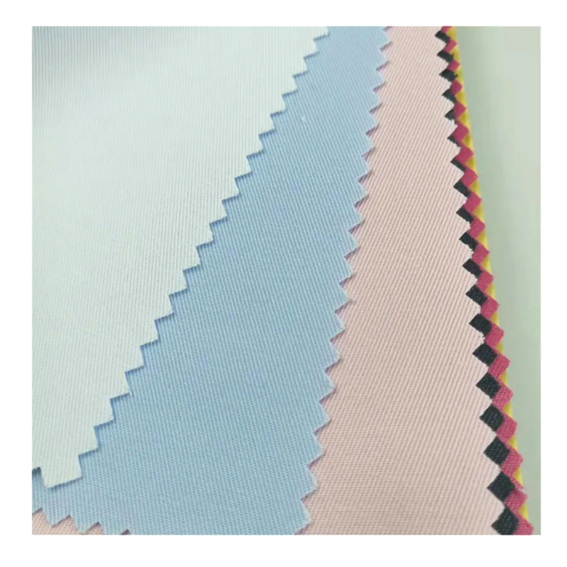 TMIE-08-4-2 Berat Tengah 115GSM Warna Dicelup Kain Kepar Poliester Poplin